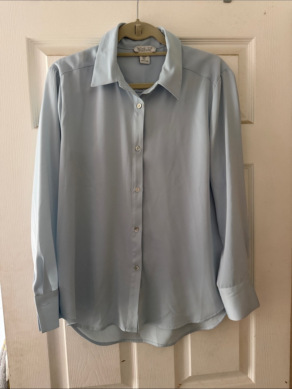 Light Blue Women’s Button-Up Shirt